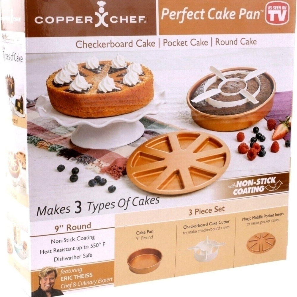 New copper chef perfect cake pen set